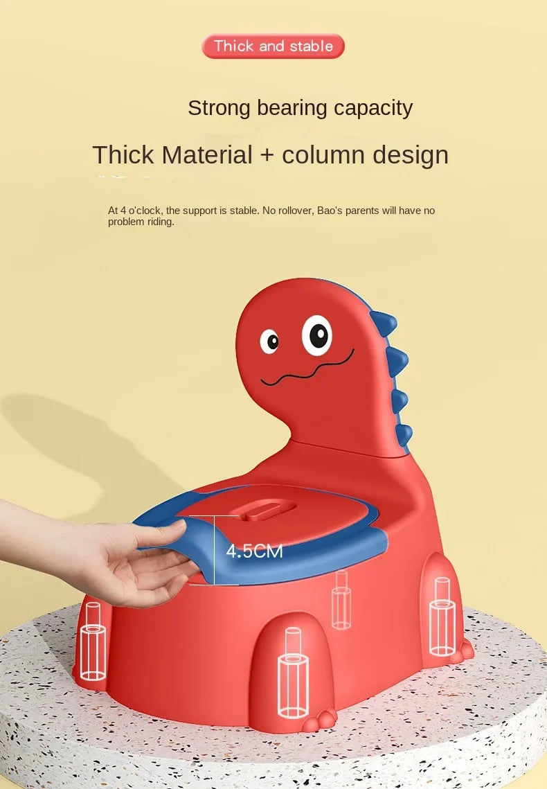 Baby Potty Cartoon Dinosaur Boy Girl Beginner Potty Baby Toddler Thickening Urinal Splash Proof Children Urinal Toilet Supplies