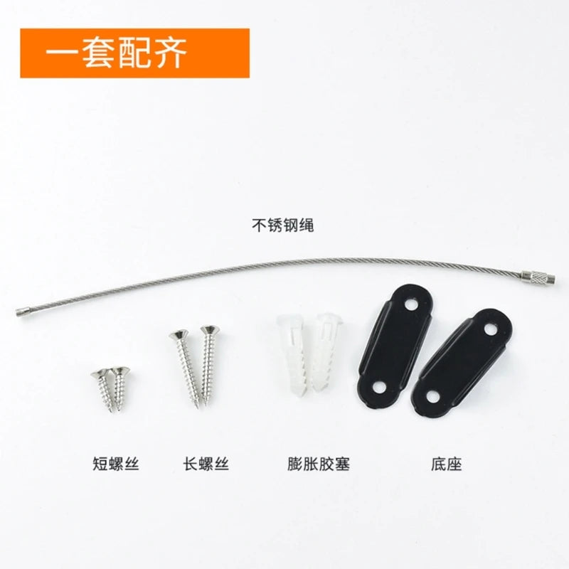 1Set Furniture Straps Baby Proofing Metal Anti Tip Furniture Anchors Kits Secure X90C