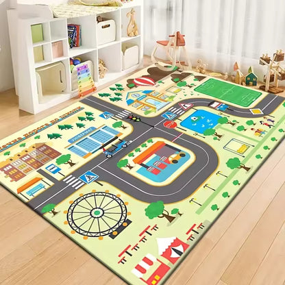 Baby Play Mat Baby Floor Play Mat Large Soft Foam Playmat for Babies Reversible Waterproof Padded Playmats Portable Thick Crawling Mat for Indoor Outdoor