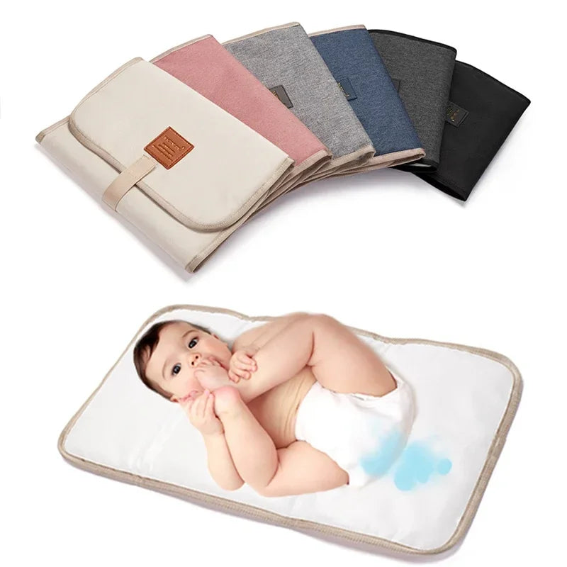 Portable Diaper Changing Pad Portable Baby Changing Pad with Pockets Waterproof Travel Diaper Changing Station Kit Baby Gift Hot