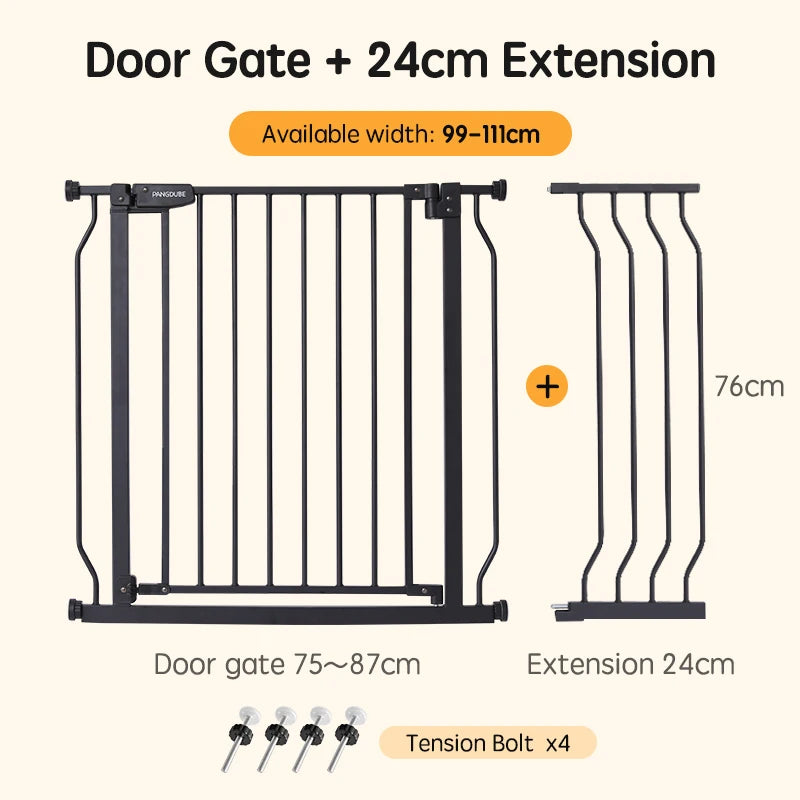 PANGDUBE Children's Safety Fence Baby Playpen Security Door for Pet Child Stair Barrier Baby Gate for Stairs Baby Safety Gate
