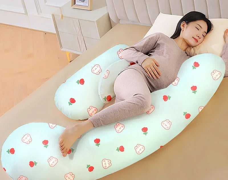 2025 New Comfortable Maternity Pillow Lumbar Side Pillow Multi-functional Abdominal Support H-shaped Pillow Pregnancy Products