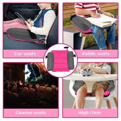 Portable Inflatable Seat Cushion PVC Travel Inflatable Booster Car Seat Fast Inflate Lightweight Soft Booster Car Seat for Kids