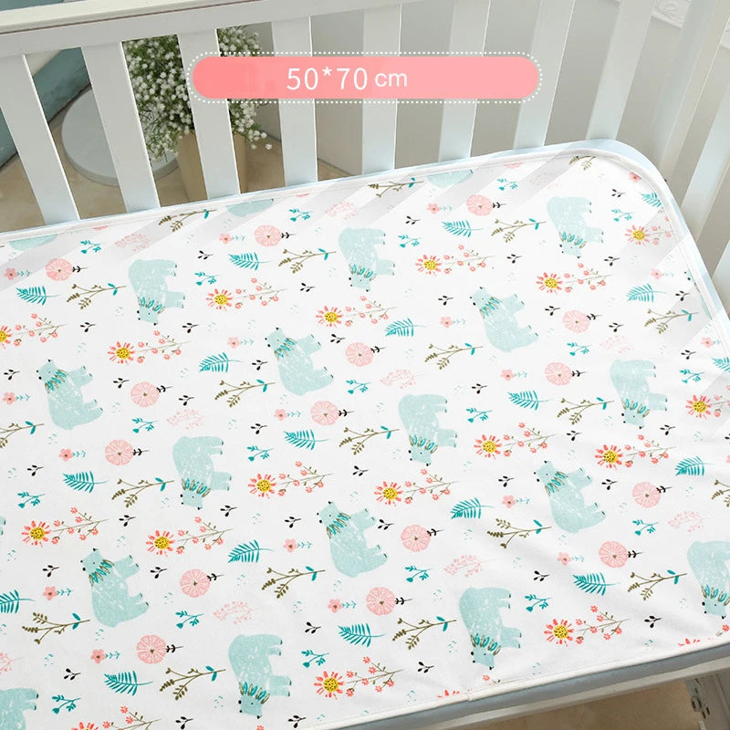 Changing Pad Cover for Baby Waterproof Bed Pad Kids Travel Mattress Protector Baby Reusable Changing Mats for babies Diaper Pads