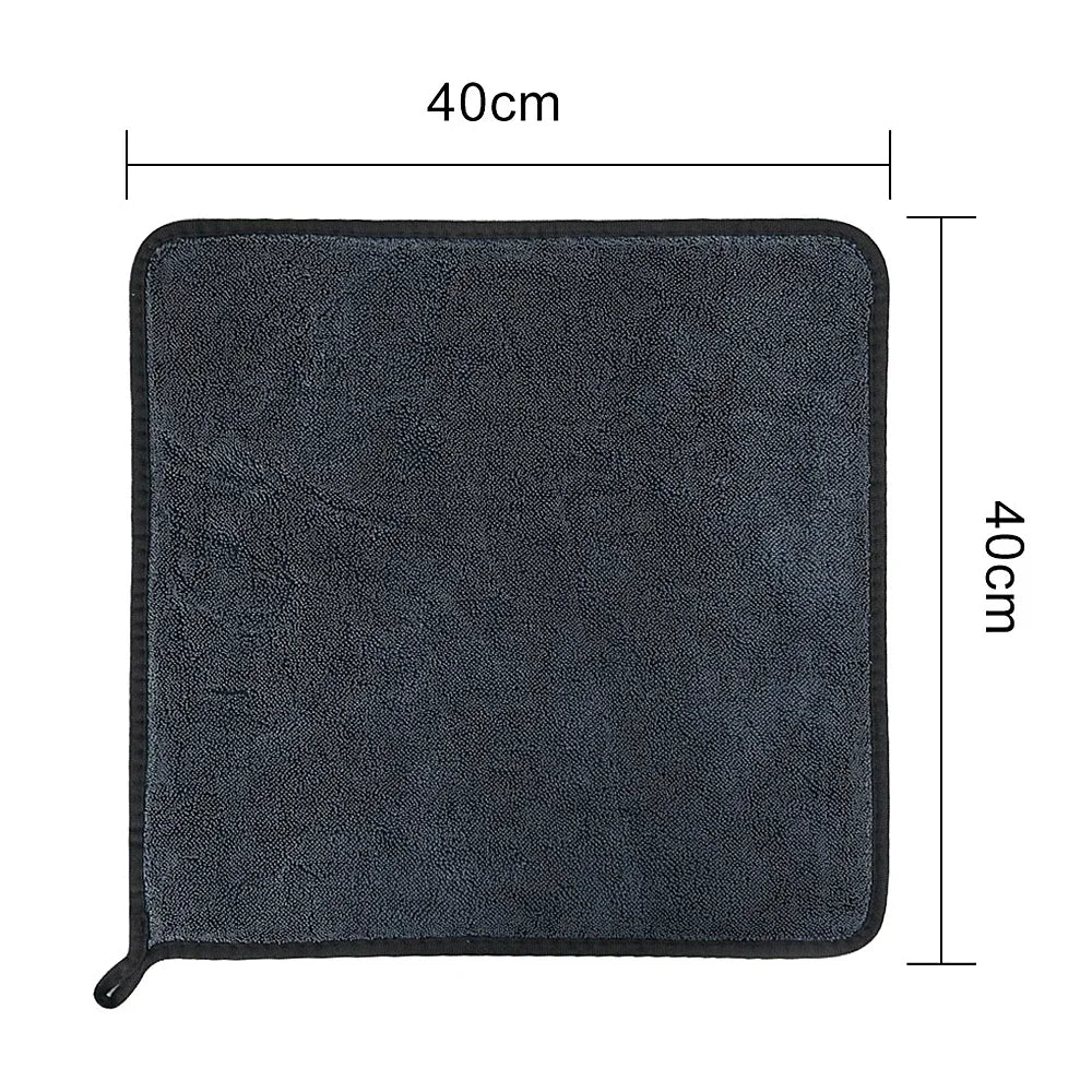 1/2pcs Professional Microfiber Towels Car Washing Towel Micro Fiber Auto Extra Soft Rag Fast Drying Cloth for Car Wash Accessory