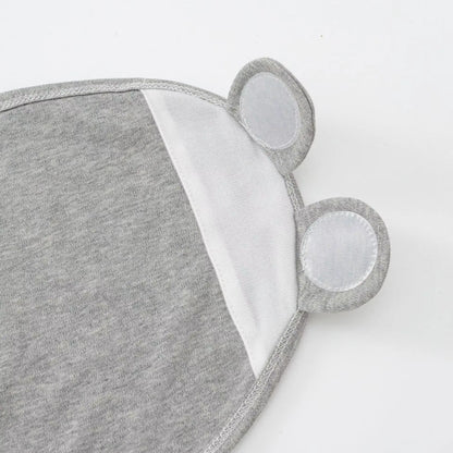 Essentials Easy Swaddle Wrap Quick Change, Snug Cotton Knit Baby Wrap Swaddle Blanket with hat for Newborns 0-6 Months