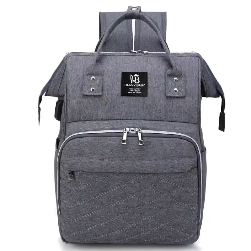 Backpack Organized Daypack Travel Baby Bag with Stroller Strap and Side Bottle Pockets