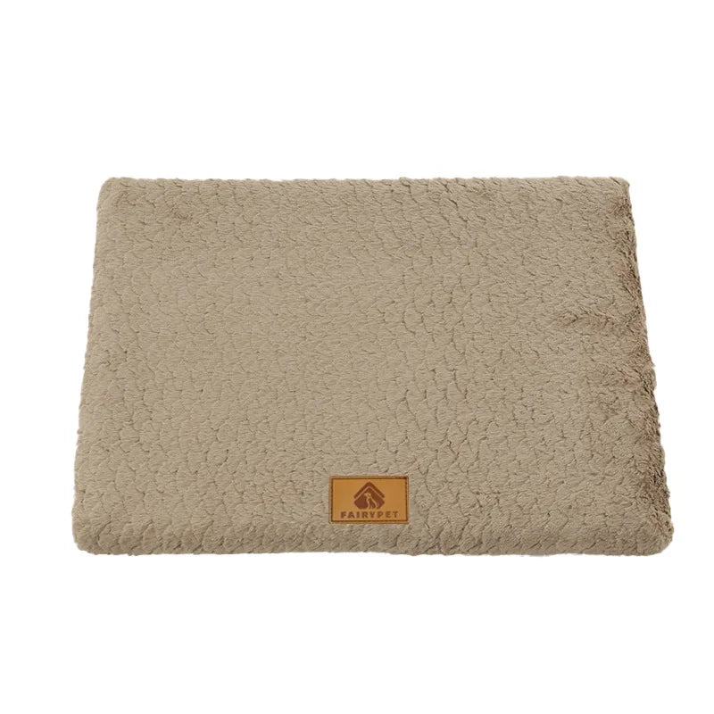 Washable Dog Bed for Crate 47x29 Inch, Reversible Kennel Pad for Extra Large Dogs Weight Up to 100 lbs, Plush and Comfy Pet Sleeping Mat, Charcoal