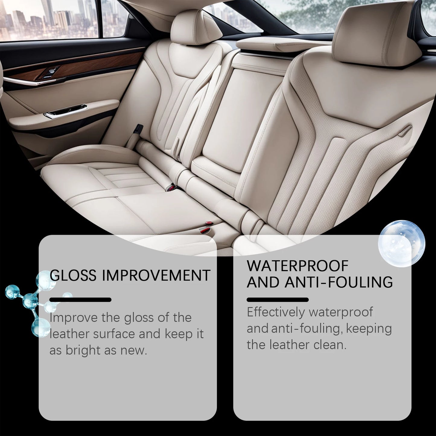 Car Leather Restorer Back To Black Gloss Rubber Plastic Renovator Longlasting Coating Leather Restore Auto Polish Cleaning Care