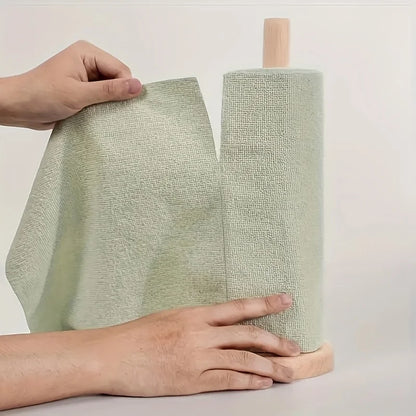 1 Roll/20pcs Reusable Microfiber Cleaning Wipes - High Absorbency, Durable & Machine Washable Kitchen Towels for Dishes