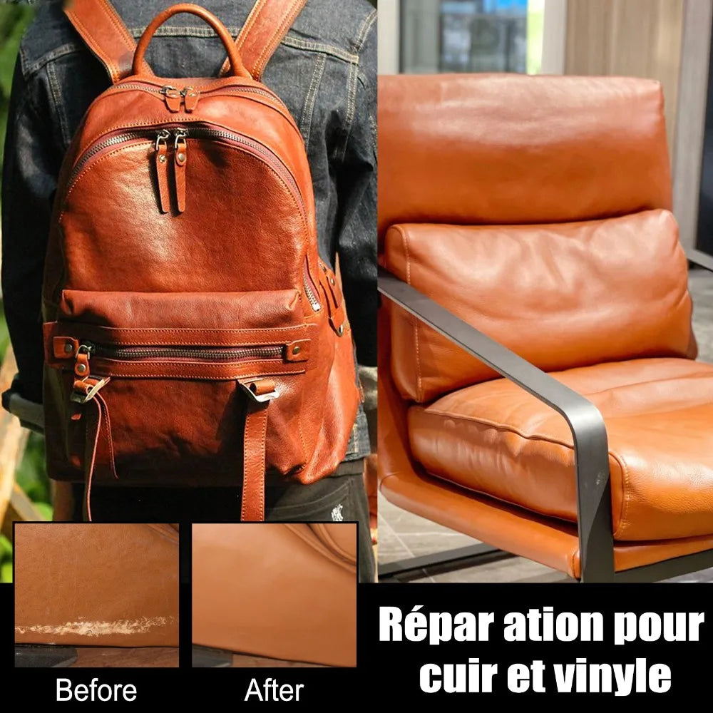 20ml Car Leather Repair Gel Car Seat Sofa Leather Finish Complementary Refurbishing Cream Paint Paste For Car Maintenance