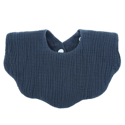 1pcs Cotton Soft Baby Bibs Solid Color Infant Bib Newborn Burp Cloths Bandana Scarf for Kids Boy Girls Feeding Saliva Towel