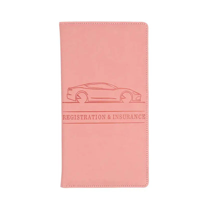 Car Document Holder Car Registration And Insurance Holder Auto Truck Compartment Accessories For Essential Information Driver
