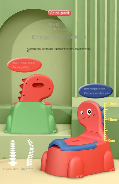 Baby Potty Cartoon Dinosaur Boy Girl Beginner Potty Baby Toddler Thickening Urinal Splash Proof Children Urinal Toilet Supplies