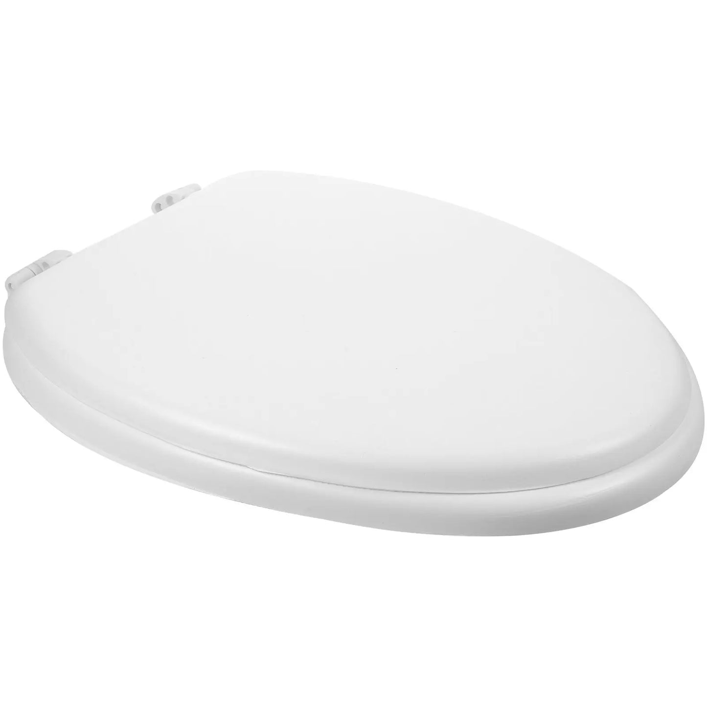 Padded Toilet Seats for Bathroom Toilets Cover Beige Replacement Round Slow-close