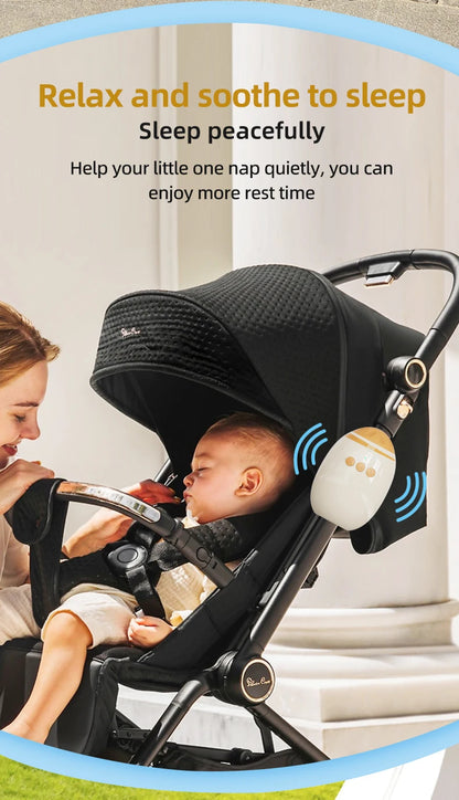 Portable Baby Stroller Rocker Accessories Automatic Infant Swing Sleep Soother with White Noise Baby Shaker Sleep Aid Device