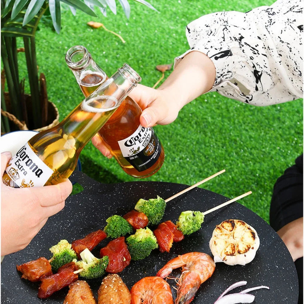 Roasting Round Pans Korean Aluminum Nonstick Grill Top Griddle Pan Bbq Fry Grill Outdoor Cast Iron Barbecue Griddles Grill Pans