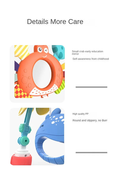Baby Stroller Arch Toy Bouncer Toy Pram Activity Arch Toys Fine Motor Skills Toys Sensory Development Arch Baby Car Seat Toys