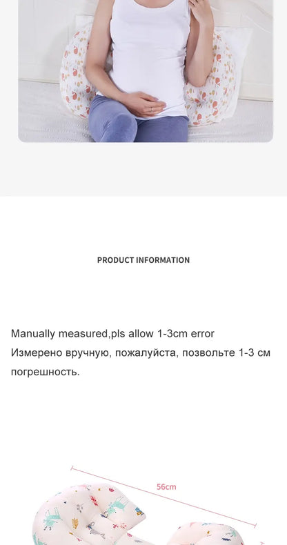 New Cotton Waist Maternity Pillow For Pregnant Women Pregnancy Pillow U Full Body Pillows To Sleep Pregnancy Cushion Pad Product