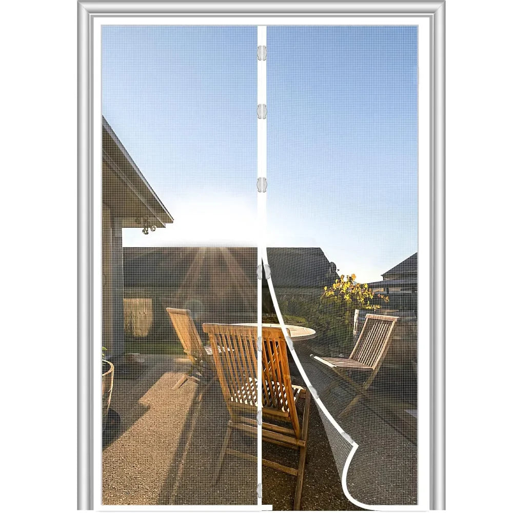 Magnetic Screen Door Fits Door Curtain Anti Mosquito Insect Fly Bug Automatic Closing Household Ventilation Door Curtain
