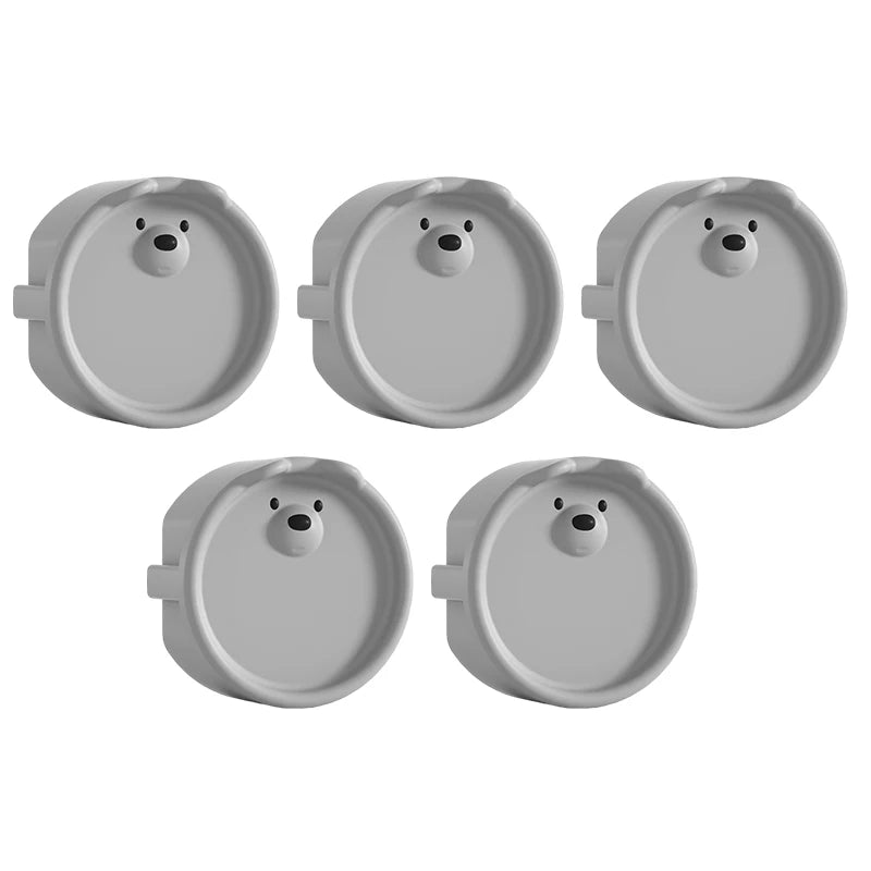 Baby Safe Socket Cover Pack of 5, Cartoon Design, Protection from Electric Shock, Dust-Resistant