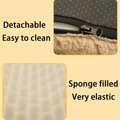 Washable Dog Bed for Crate 47x29 Inch, Reversible Kennel Pad for Extra Large Dogs Weight Up to 100 lbs, Plush and Comfy Pet Sleeping Mat, Charcoal
