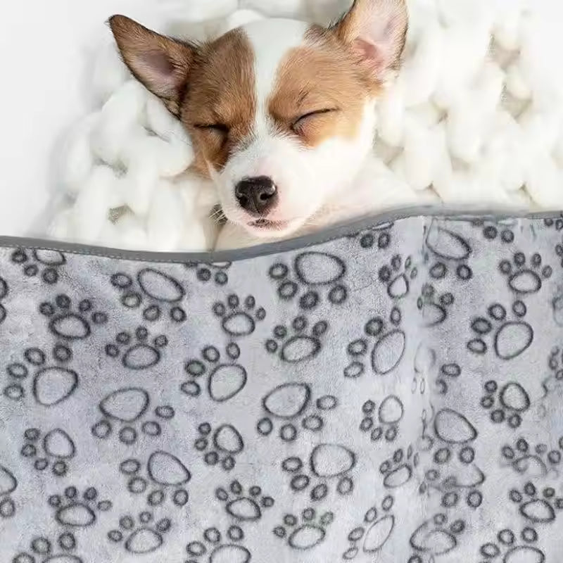 Dog Blankets for Large Dogs ,  1pc Pet Mat Soft Fluffy High Quality Pet Blanket Cute Cartoon Pattern Pet Mat Warm and Comfortable Blanket for Cat Dogs