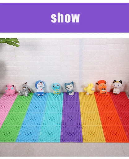 Massage pad plantar finger pressure plate foot massage sensory toy children and adults thickened to relieve tension fun game mat