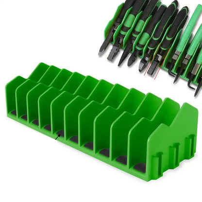 10PCS Modular Wrench Organizer Wrench Holder - Wrench Tool Organizers for Tool Drawer Storage, Wrench Storage Set with Metric & SAE Label, Wrench Rack Tool Gift for Professional Mechanics Men