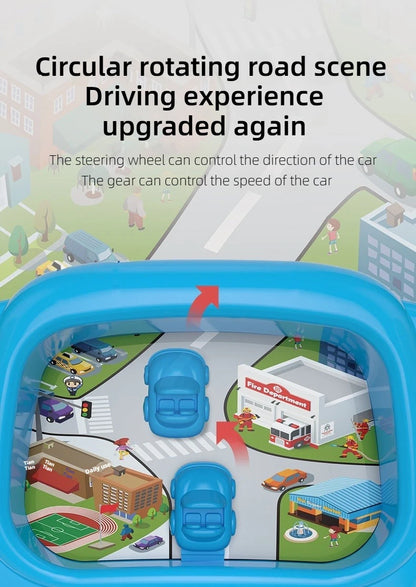 Child Simulation Music Simulated Driving Console Steering Wheel Toys Baby Driving Early Education Toys Intellectual Development