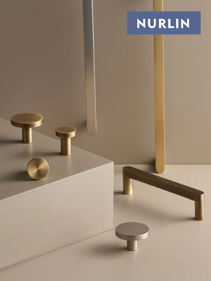 Brushed Brass Cabinet pulls Kitchen Cabinet Handles, Cabinet Pulls Kitchen Cabinet Hardware for Cupboard Nickel Brushed Antique Brass Matte Gold CH111