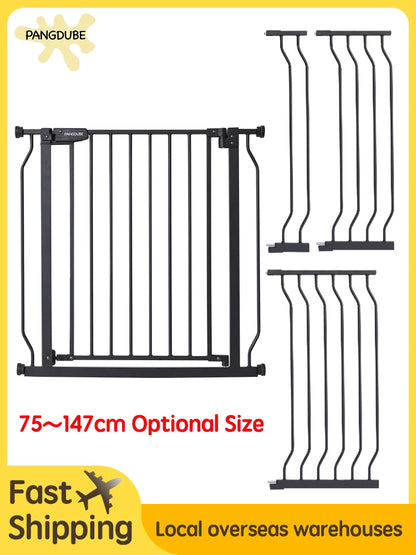 PANGDUBE Children's Safety Fence Baby Playpen Security Door for Pet Child Stair Barrier Baby Gate for Stairs Baby Safety Gate
