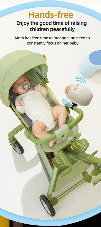 Portable Baby Stroller Rocker Accessories Automatic Infant Swing Sleep Soother with White Noise Baby Shaker Sleep Aid Device