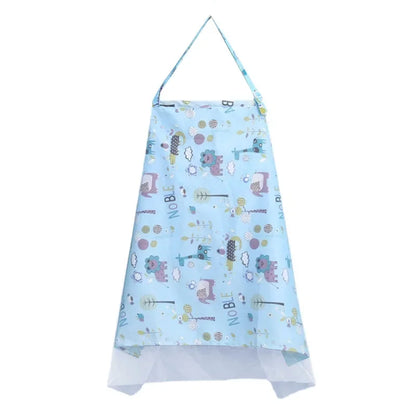 100% Cotton Baby Feeding Nursing Covers Mother Outing Breastfeeding Towel Nursing Cloth with Mosquito Net Baby Stroller
