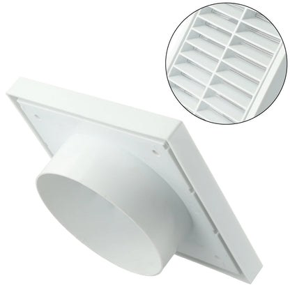 Efficient Ventilation Grille Durable PP Material Air Exhaust Outlet Fresh for Wall Ceiling Openings Vermin and Rodent Protection