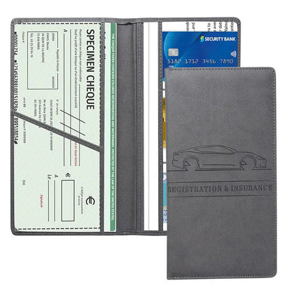 Car Document Holder Car Registration And Insurance Holder Auto Truck Compartment Accessories For Essential Information Driver