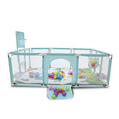 Playpens for Baby with Pull Rings Indoor Baby Playground Kids Balls Pool  Activity Fence Baby Games Park Child Safety Barrier