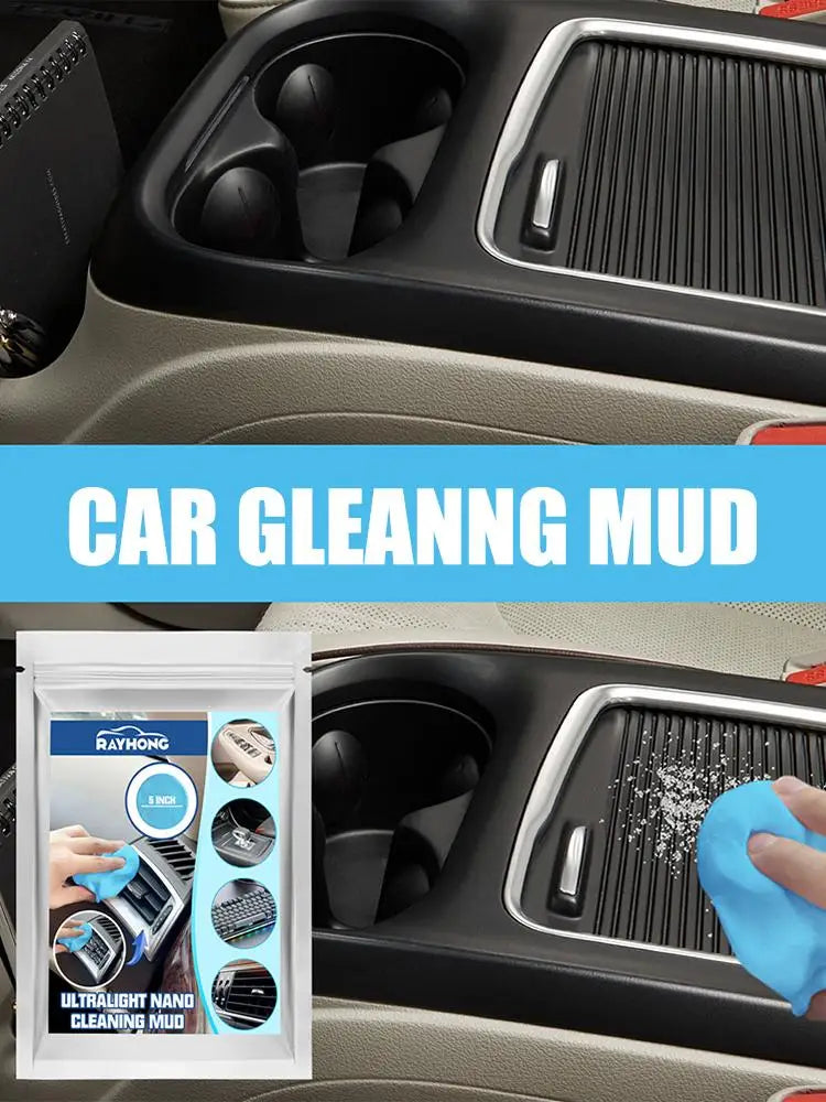 Car Cleaning Gel Putty Reusable Car Interior Detailing Mud Dust Computer Dust Cleaning Keyboard Remover Gel Auto Vent Clean H7U4