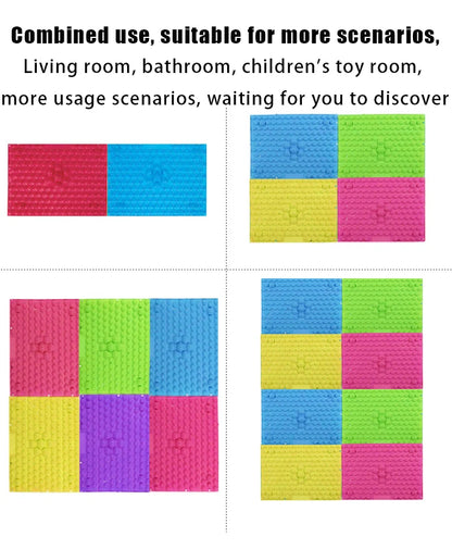 Massage pad plantar finger pressure plate foot massage sensory toy children and adults thickened to relieve tension fun game mat