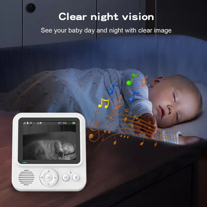 Baby Monitor  Camera,Video Audio Baby Monitor No WiFi 2.8'' Video Baby Monitor Wireless Surveillance Smart Baby Camera Security Protection Two Way Audio Night Vision Cam Babysitte