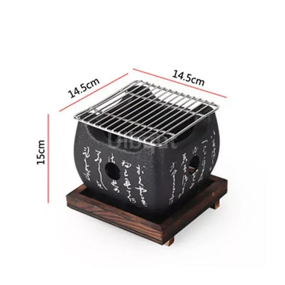 Portable Japanese Bbq Grill Korean Carbon Barbecue Grills Aluminium Alloy Indoor Outdoor Bbq Stove Barbecue Tools charcoal grill