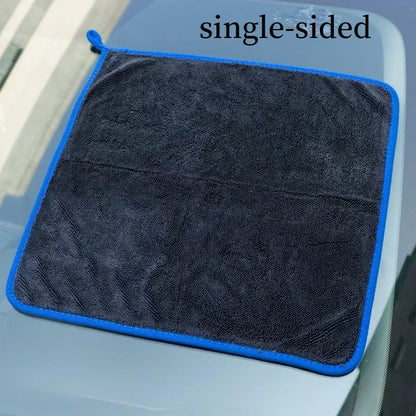 40x60CM/60x90CM Microfiber TowelsUltra-Thick Car Washing Towel Auto Extra Soft Rag Car Care Cleaning Drying Cloth New 2025
