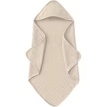 Baby Muslin Hooded Bath Towels and Washcloths Muslin Cotton Hooded Baby Towels Absorbent Blankets for Gift Newborn Infant Shower