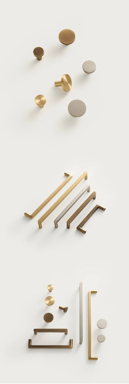 Brushed Brass Cabinet pulls Kitchen Cabinet Handles, Cabinet Pulls Kitchen Cabinet Hardware for Cupboard Nickel Brushed Antique Brass Matte Gold CH111