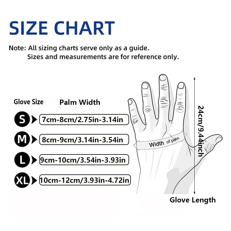 20/50/100PCS Disposable Nitrile Exam Gloves for Auto, Tattoo, Dentistry, Catering, 4.3 mil - XL, Black (Case of 1000)