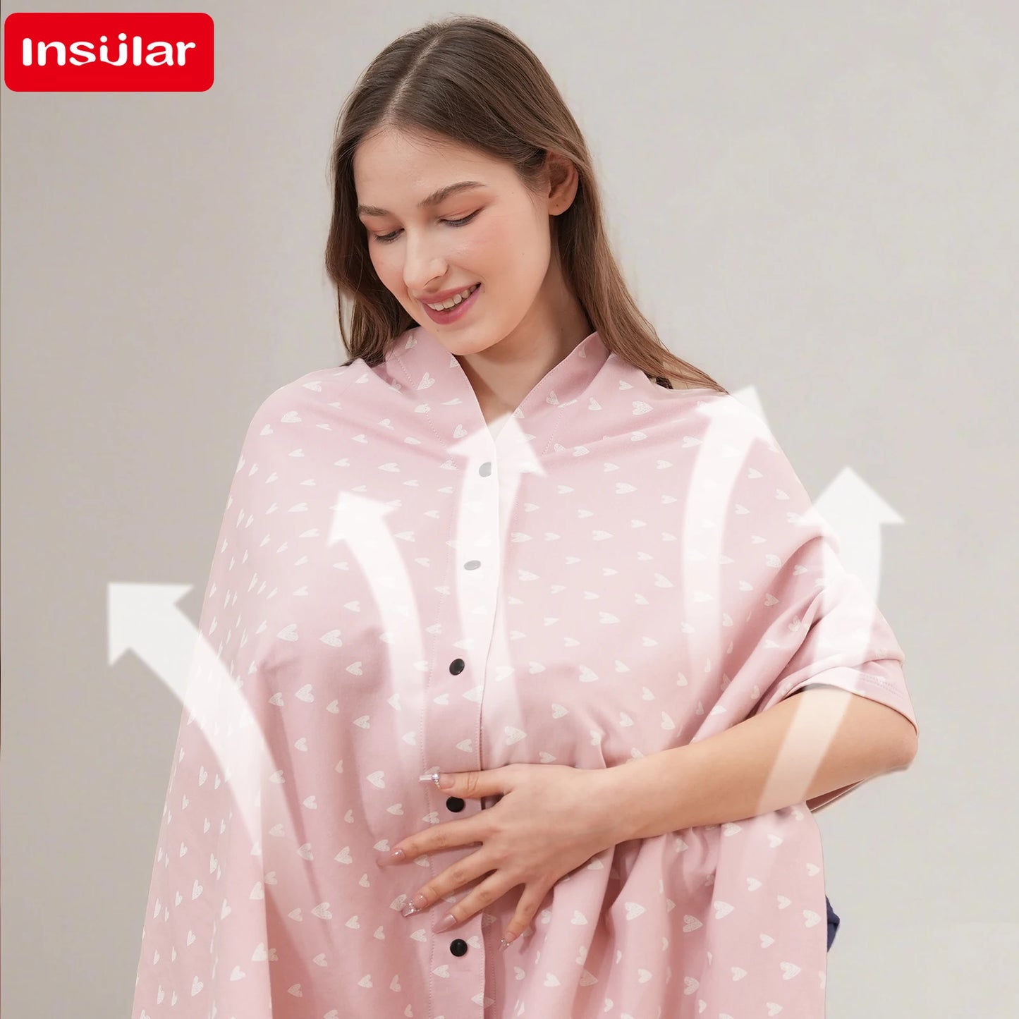Breathable Baby Feeding Nursing Covers Mum Breastfeeding Nursing Poncho Cover Up Adjustable Privacy Apron Outdoors Nursing Cloth