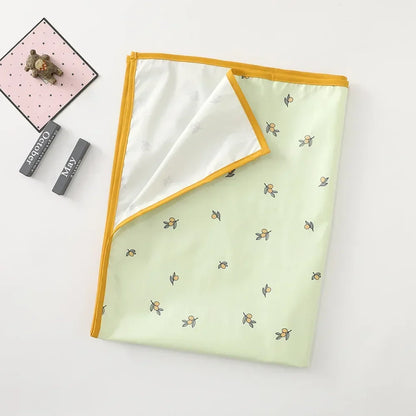 Reusable Baby Diaper Changing Mat Cover Waterproof Foldable Newborn Baby Sheet Mattress Portable Multi Use Travel Floor Play Pad