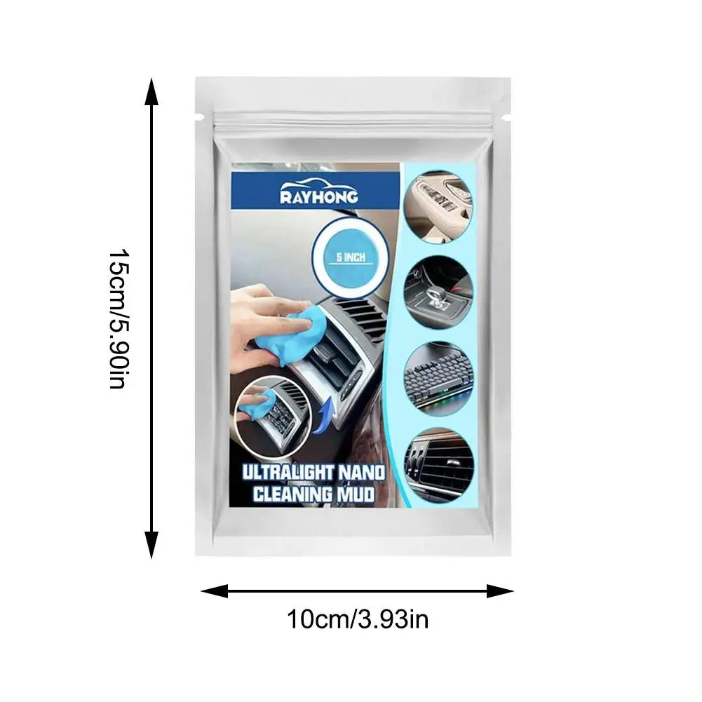 Car Cleaning Gel Putty Reusable Car Interior Detailing Mud Dust Computer Dust Cleaning Keyboard Remover Gel Auto Vent Clean H7U4