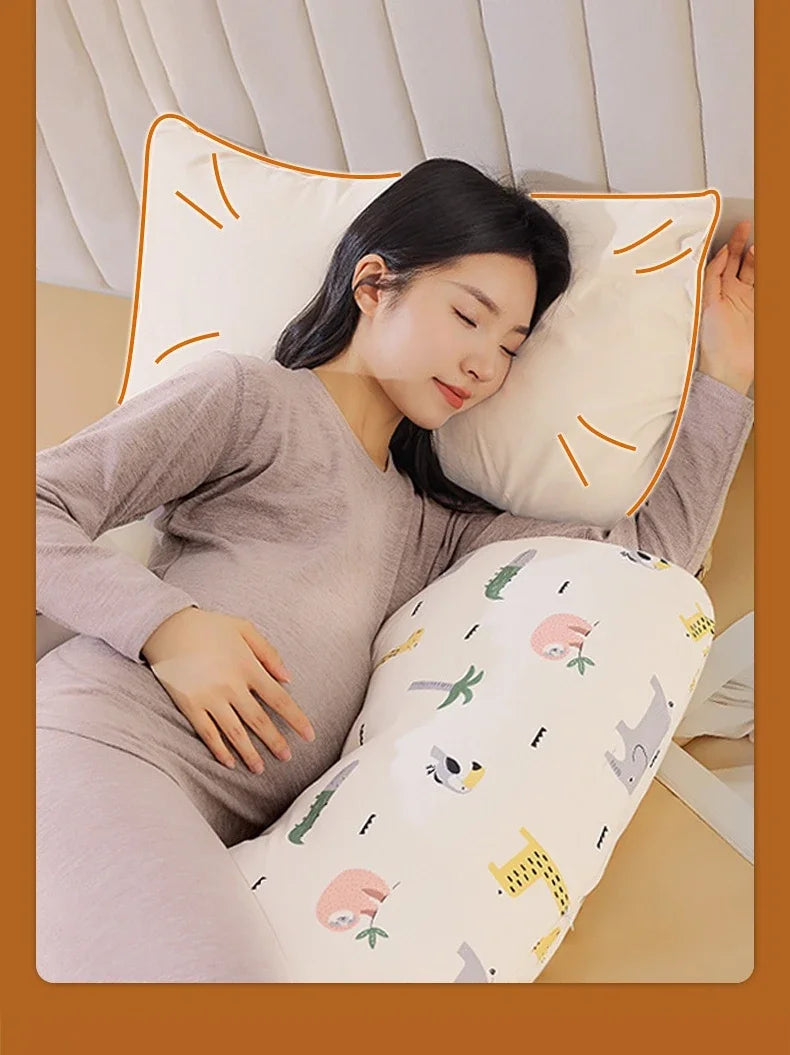 2025 New Comfortable Maternity Pillow Lumbar Side Pillow Multi-functional Abdominal Support H-shaped Pillow Pregnancy Products