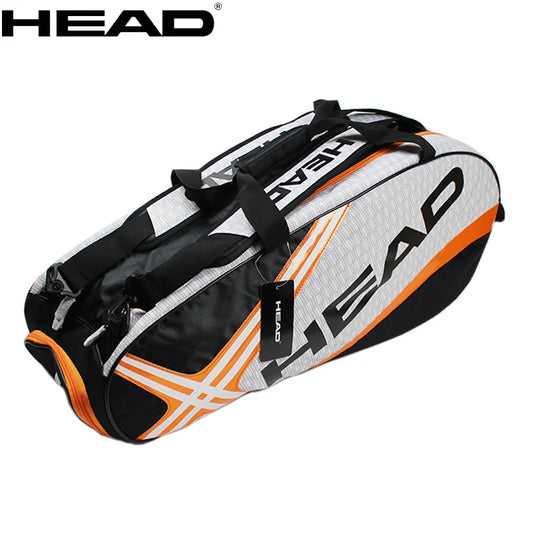Tennis Rackets Bag Large Capacity 3-6 Pieces Tennis Backpack Badminton Gymbag Squash Racquet Bag With Separated Shoes Bag